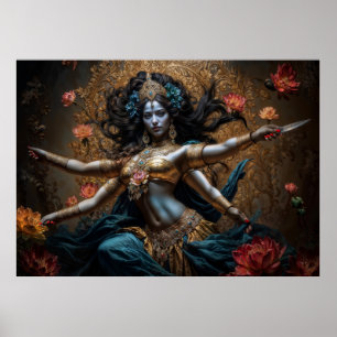 Póster Madre de los Tres Mundos Diosa Kali