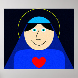 Póster Madre de Maria de dios