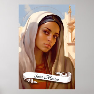 Póster Madre de Santa Monica de San Agustín