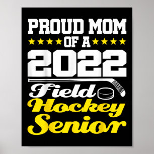 Póster Madre de último año de hockey sobre césped de la e