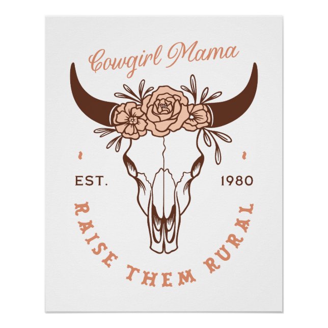 Póster Madre de vaca madre país madre sahm criarlos en el (Anverso)