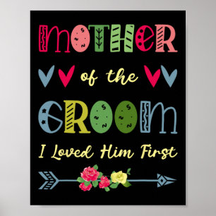 Póster Madre Del Cebollo Lo Amo Primera Madre Boda