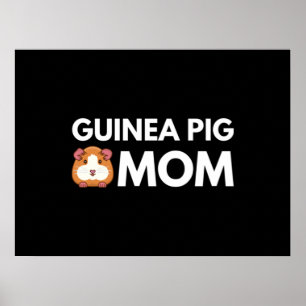 Póster Madre del cerdo de Guinea