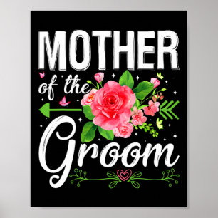 Póster Madre del compromiso de la Boda del novio, el día