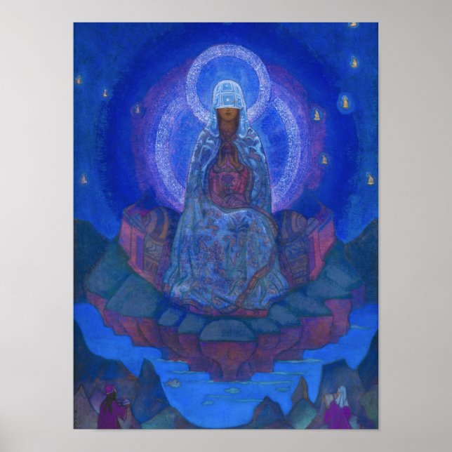 Póster Madre del mundo, 1924 por Nicholas Roerich (Frente)
