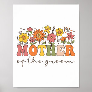 Póster Madre Del Novio Floral Silvestre de Bachelor Par