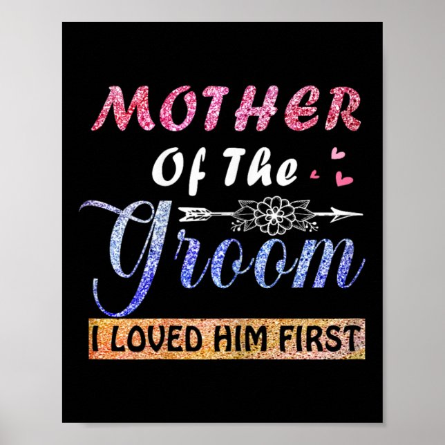 Póster Madre del novio, lo amé primer día de la madre (Frente)