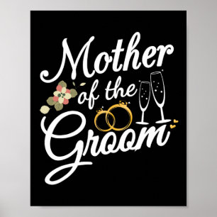 Póster Madre del Novio Regalos para Boda o Fiesta de Desp