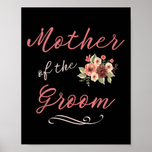 Póster Madre Del Partido De Novias Bodas Groom