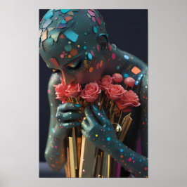 Póster Madre, diosa de amor que escupe - Ken Gage Art