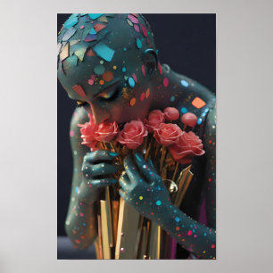 Póster Madre, diosa de amor que escupe - Ken Gage Art