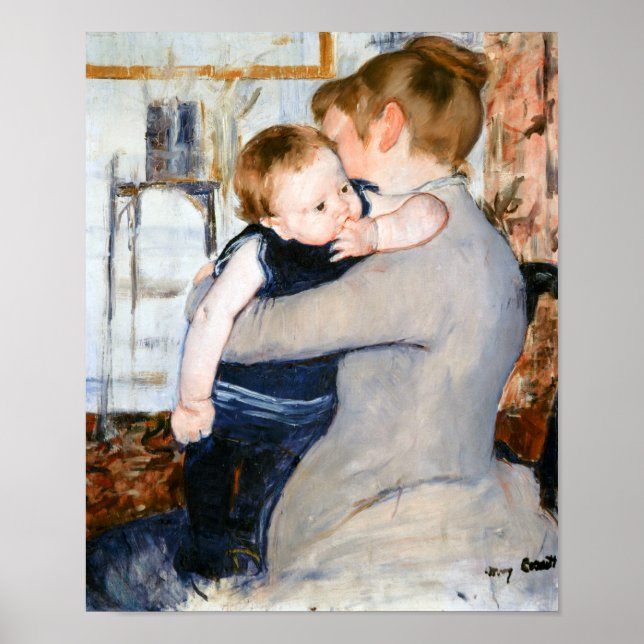 Póster Madre e hijo, Mary Cassatt (Frente)
