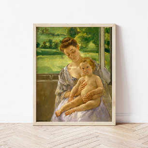 Póster Madre e hijo   Mary Cassatt
