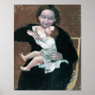 Póster Madre e hijo, Maurice Denis