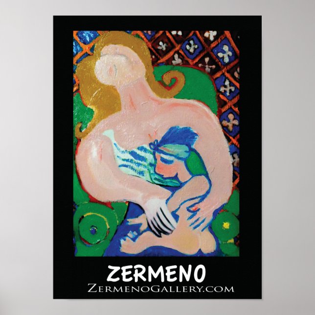 Póster "Madre e hijo" por Zermeno (Frente)