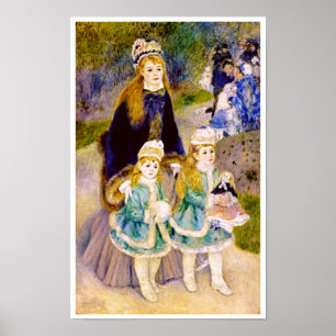 Póster Madre e hijos por Renoir