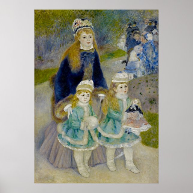 Póster Madre e hijos - Renoir (Frente)