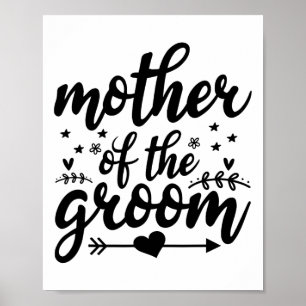 Póster Madre Elegante Del Matrimonio Boda De Groom