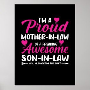 Póster Madre En Derecho De Un Hombre Increíble En Derecho