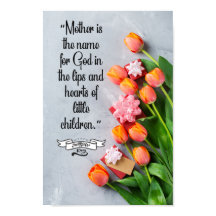 Madre es el nombre de Dios en el corazón de los ni