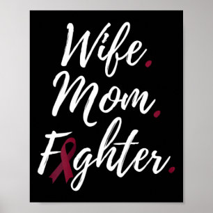 Póster Madre esposa lucha contra conciencia de neuralismo