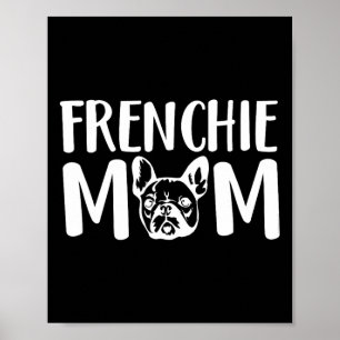 Póster Madre francesa Mascota de Bulldog francés Dueño Pe