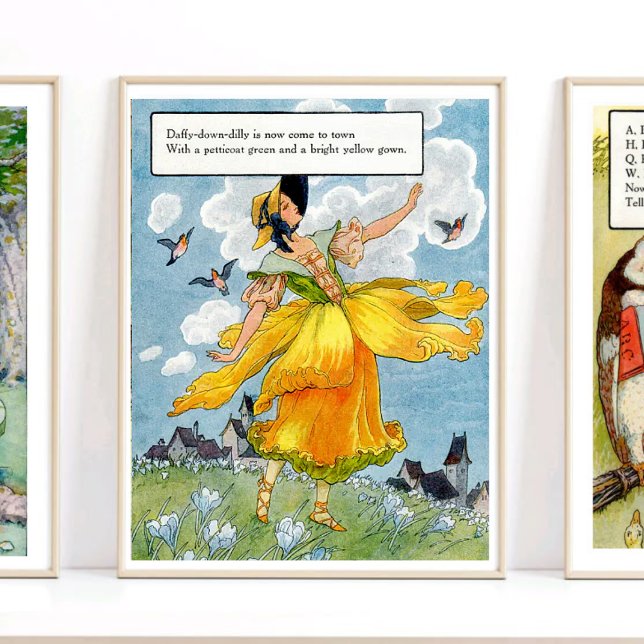 Póster Madre Gosa Rhyme Daffy Down Dilly (Subido por el creador)