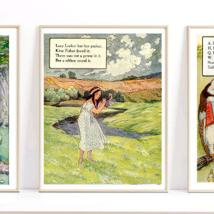 Póster Madre Gosa Rhyme Lucy Locket Nursery