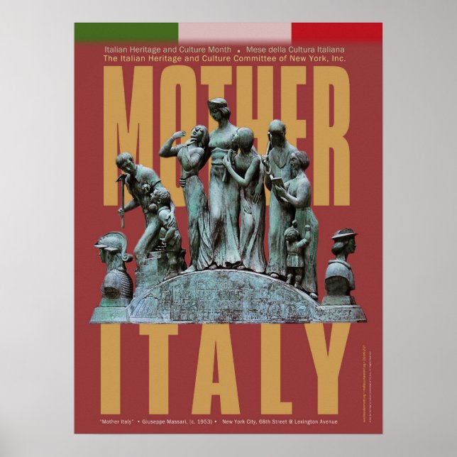 Póster Madre Italia Poster (Frente)