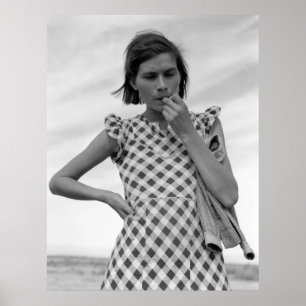 Póster Madre joven en California en 1937