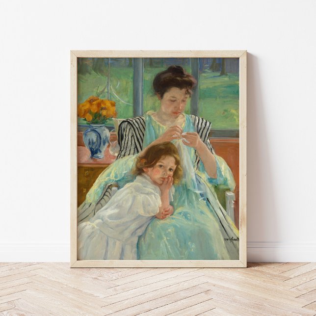 Póster Madre joven masticando | Mary Cassatt (Subido por el creador)