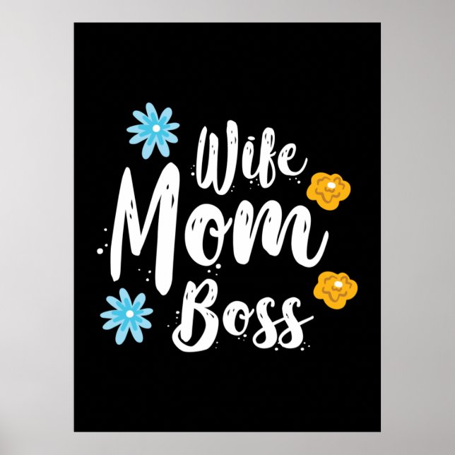 Póster Madre madre de mamá de regalo (Frente)