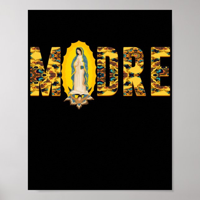 Póster Madre madre Virgen de Guadalupe Virgen (Frente)