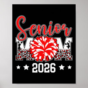 Póster Madre Mayor de Porristas Adorable 2026 Motivación 