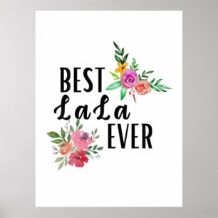 Póster Madre Mejor cumpleaños de Lala