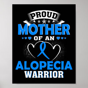 PÓSTER MADRE ORGULLOSA DE UNA GUERRA DE ALOPECIA