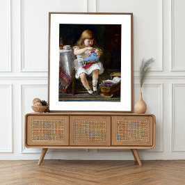 Póster Madre pequeña ansiosa