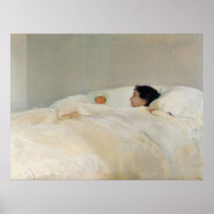 Póster Madre pintada por Joaquin Sorolla