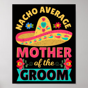 Póster Madre promedio de la novia de Cinco De Mayo Mexica