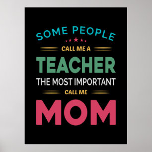 Póster Madre Regalo, algunas personas me llaman madre mae