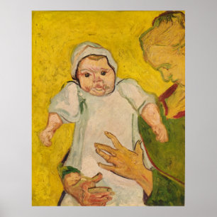 Póster "Madre Roulin y su bebé" de Van Gogh (1888)
