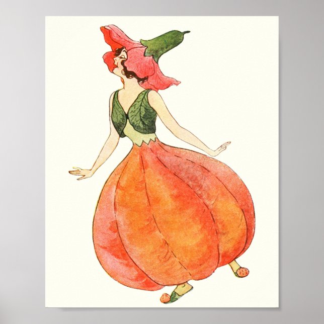 Póster Madre Tierra Niños - Poster Lady Pomegranate (Frente)