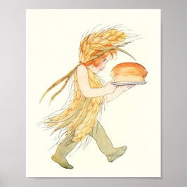 Póster Madre Tierra pequeña - Sra. Trigo