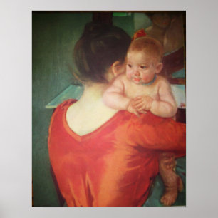 Póster MADRE Y NIÑO por el poster de MARY CASSATT
