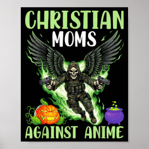 Póster Madres Cristianas Contra Alas de Ángel de Esquelet