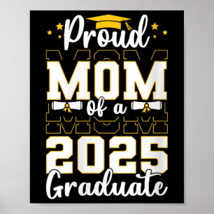Póster Madres Orgullosas De Una Cl De 2025 Graduadas Mayo