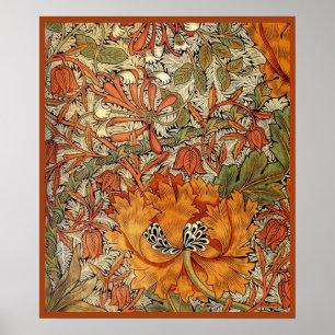 Póster Madreselva de William Morris