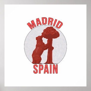 Póster Madrid España