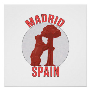 Póster Madrid España