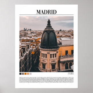 Póster Madrid - España